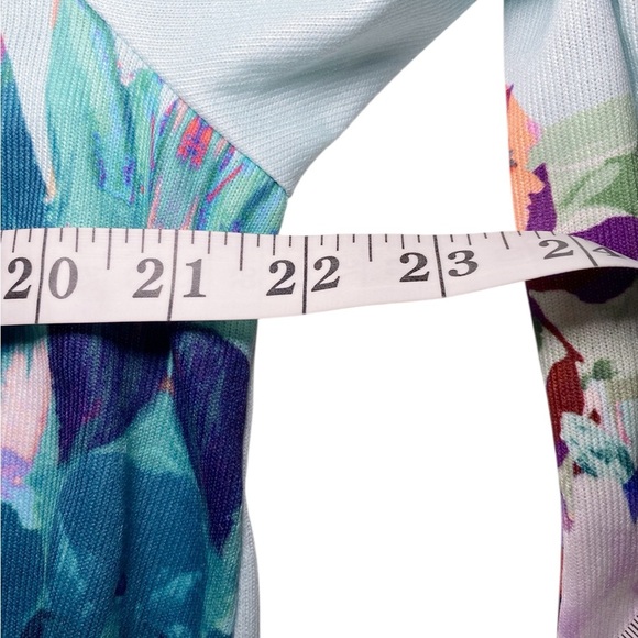 Soft Surroundings Pasaia Floral Long Sleeve Top - Picture 9 of 13